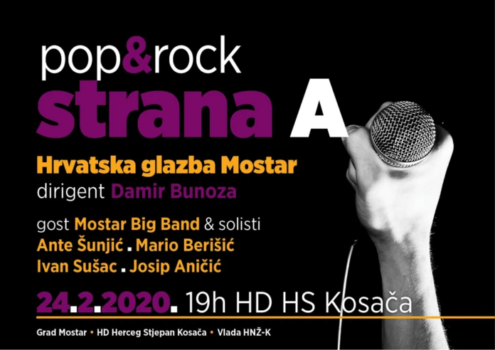 'Pop&Rock strana A' uskoro u Mostaru