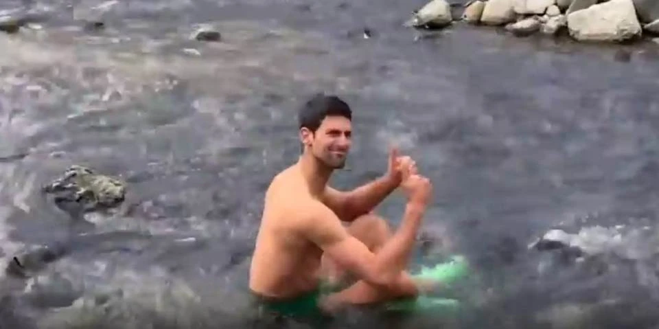 Novak u epizodi "ledenog izazova"