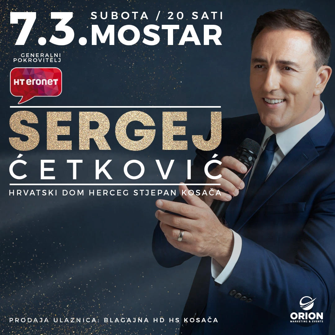 Sergej Ćetković dolazi u Mostar