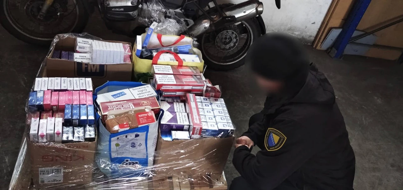 Na autopijaci oduzete cigarete i duhan u vrijednosti od 41.300 KM