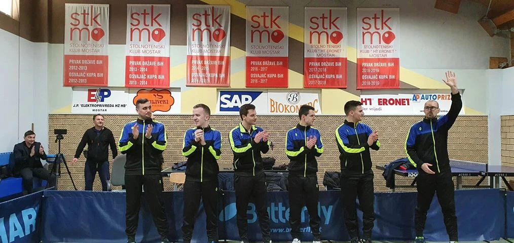 Stolnoteniski klub HT Eronet Mostar potvrdio prvo mjesto u Premijer ligi