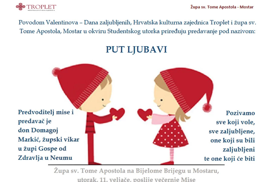 Predavanje za mlade - Put ljubavi
