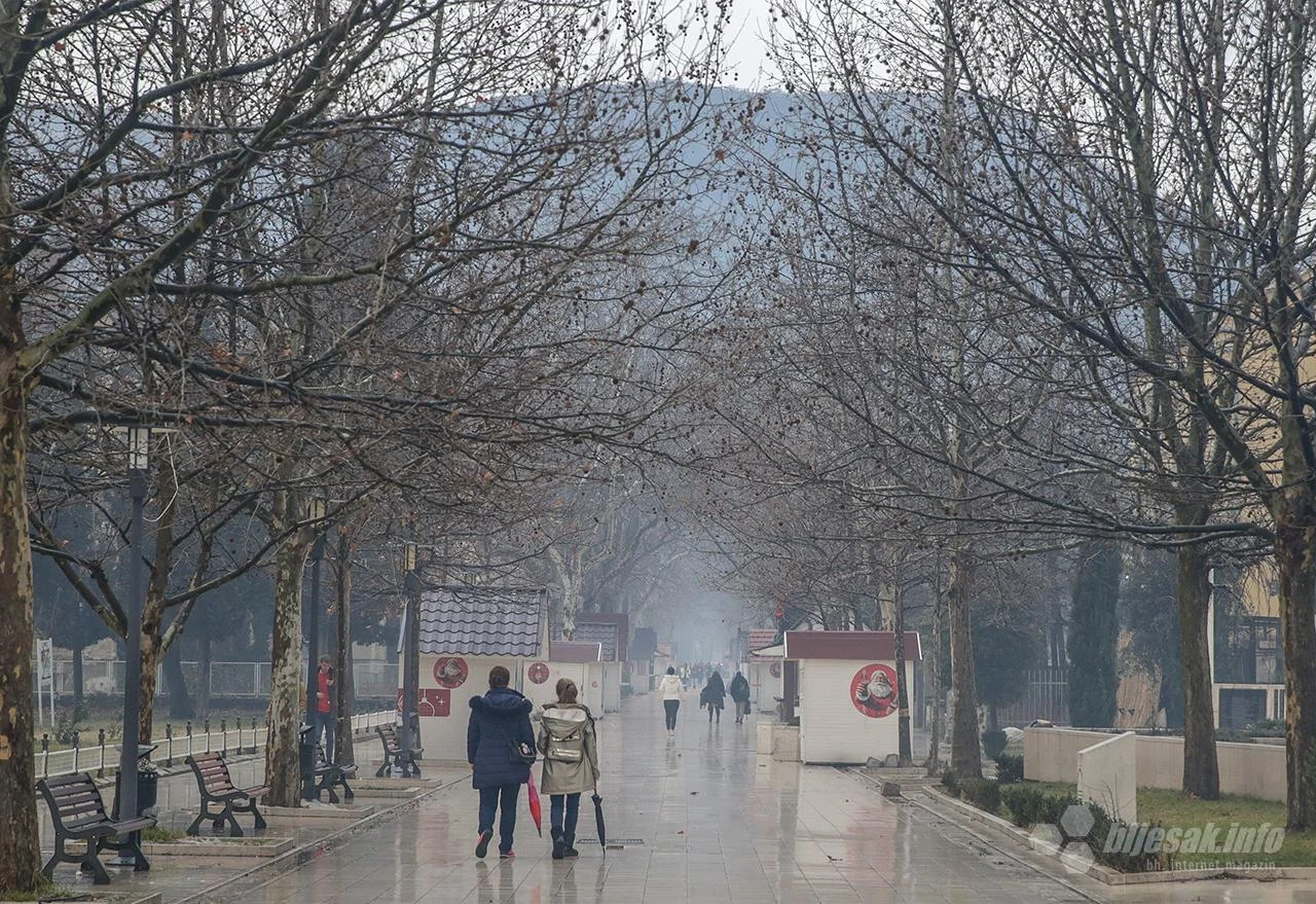 Oblačno, Mostar na deset stupnjeva