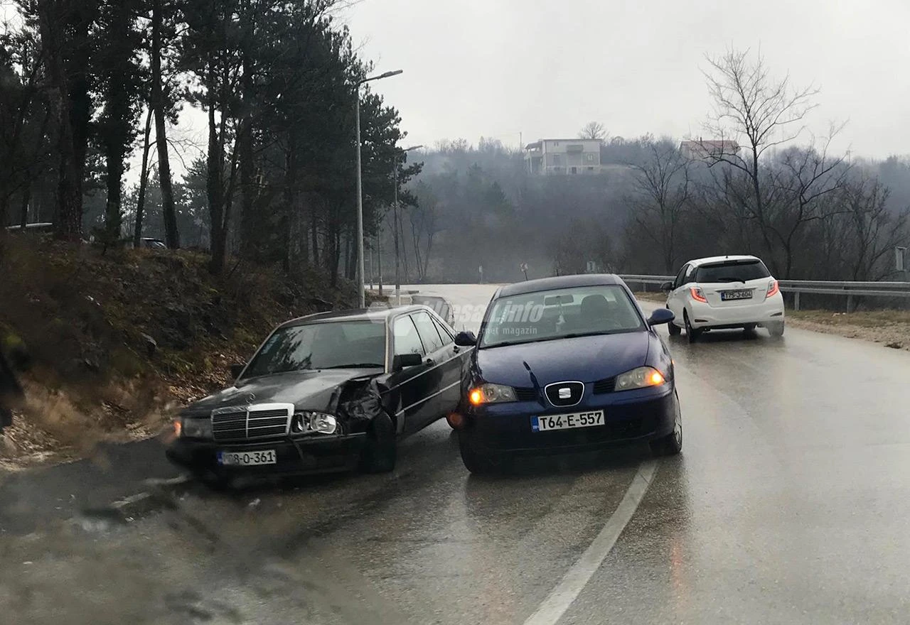 Široki Brijeg: Sudar u opasnom zavoju kod Gradske mrtvačnice