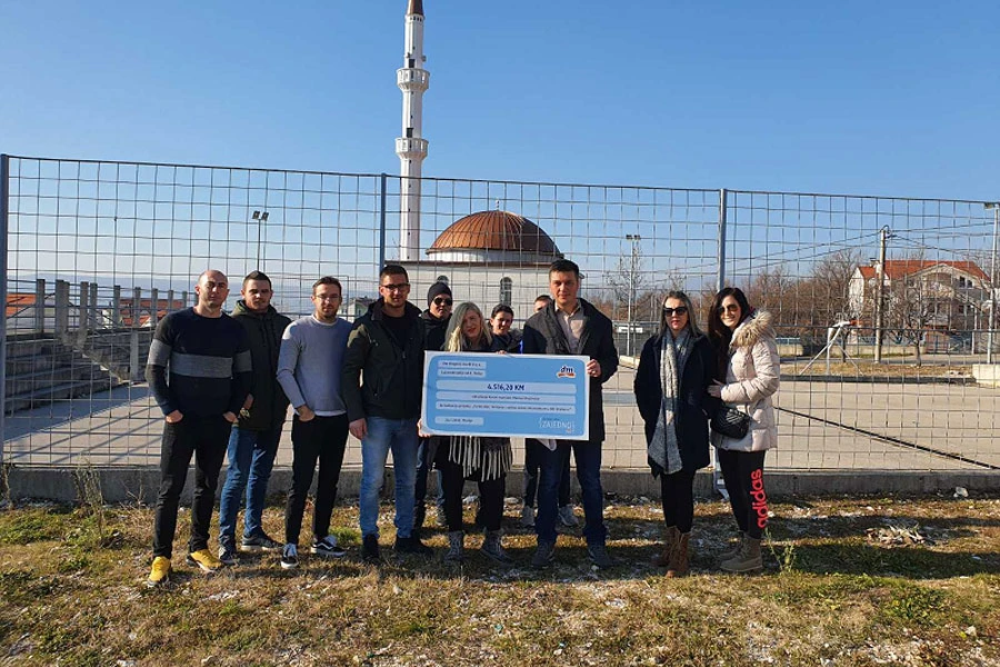 Mostar: dm uručio donaciju za zelenu oazu u SRC Dračevice