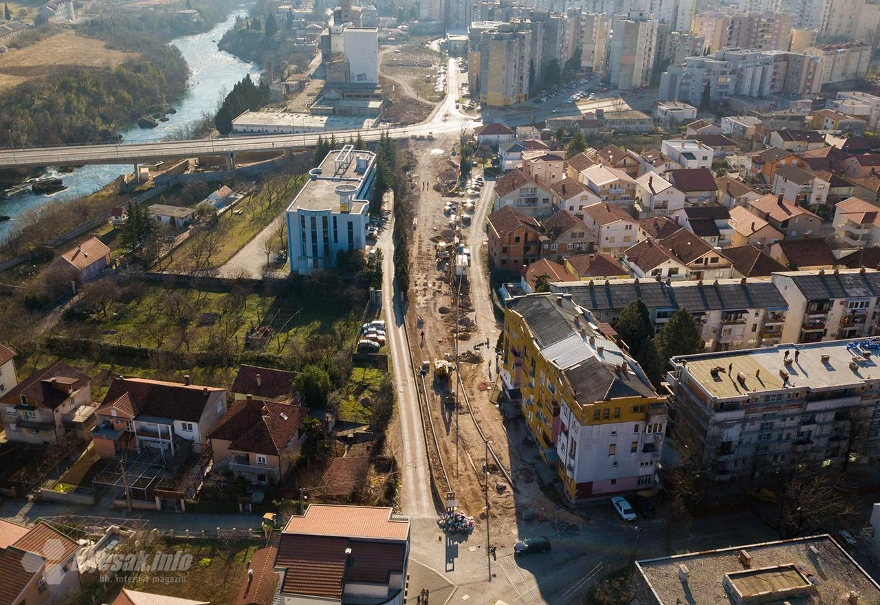 Radovi na 'spajanju' Rudnika s novim mostom u punom jeku