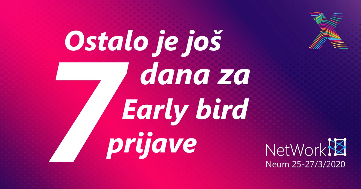 Ostalo je još samo 7 dana za rane prijave na NetWork 10 konferenciju