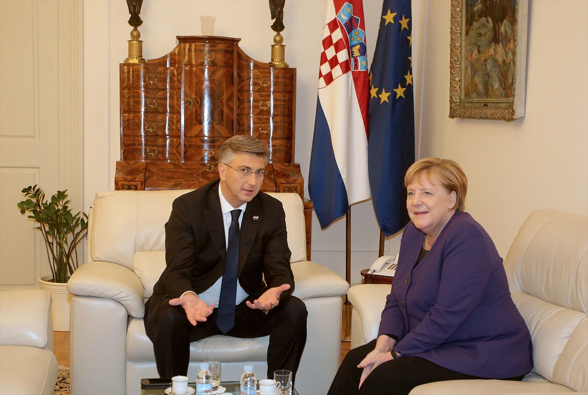 Merkel i Plenković se nadaju pomacima za Albaniju i S. Makedoniju