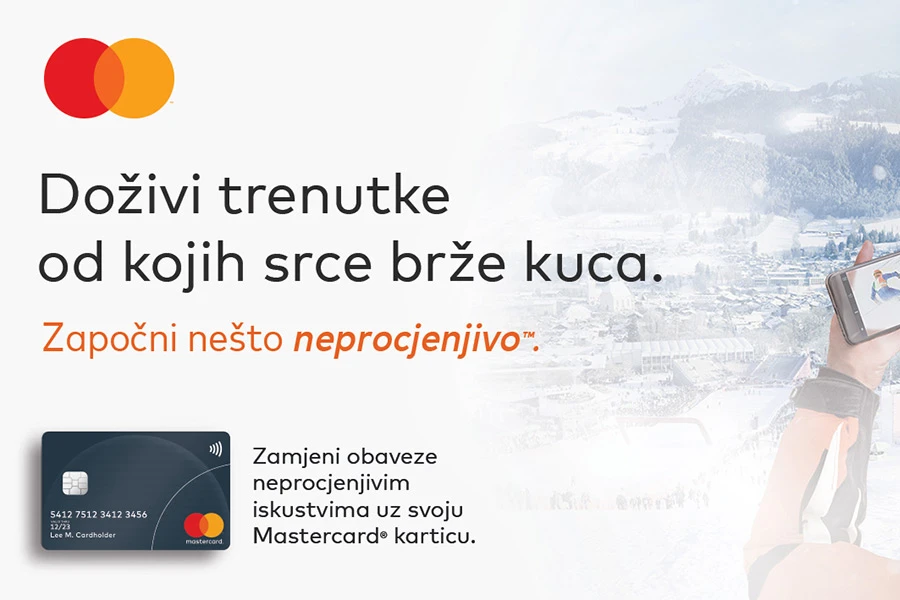 Pogodnosti za plaćanje Mastercard karticama na olimpijskim planinama