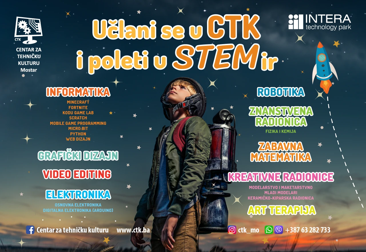 Upisi na STE(A)M radionice u tijeku!