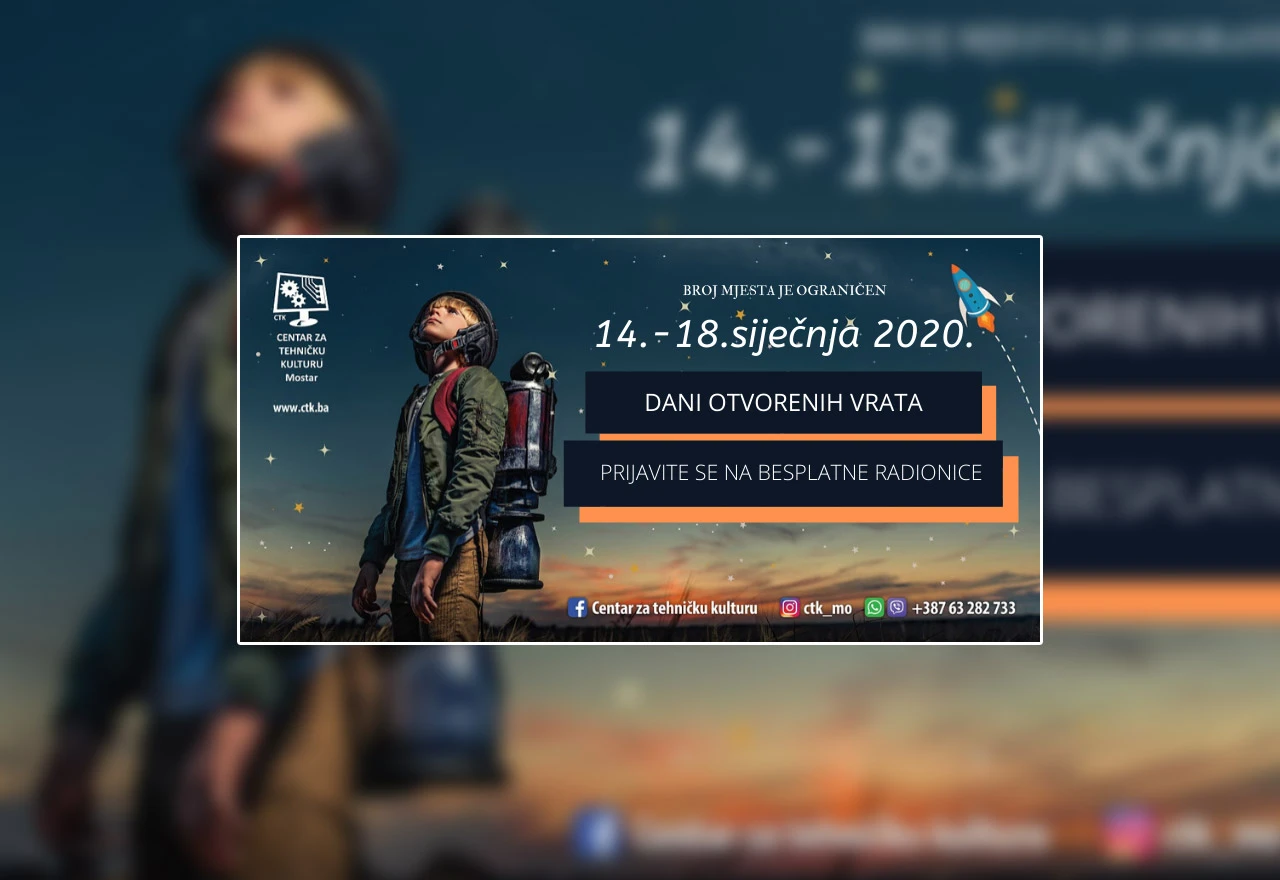 Dani otvorenih vrata u STEM CTK Mostar