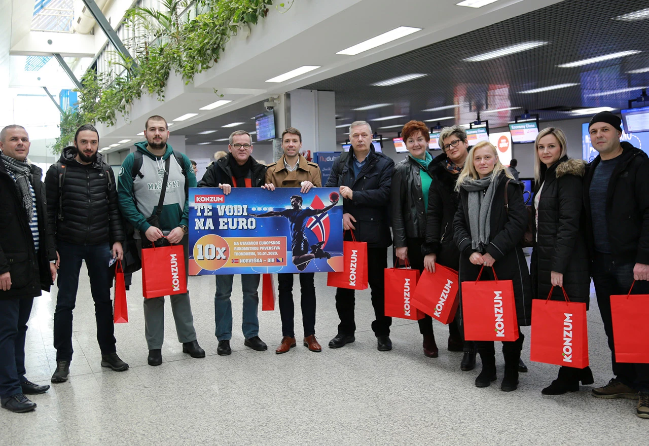 Dobitnici putovanja u nagradnoj igri 'Konzum te vodi na Euro' otputovali u Norvešku