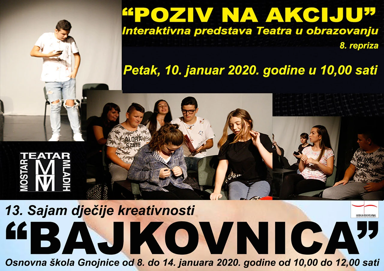 Bajkovnica: Tri predstave u dva dana i dva grada