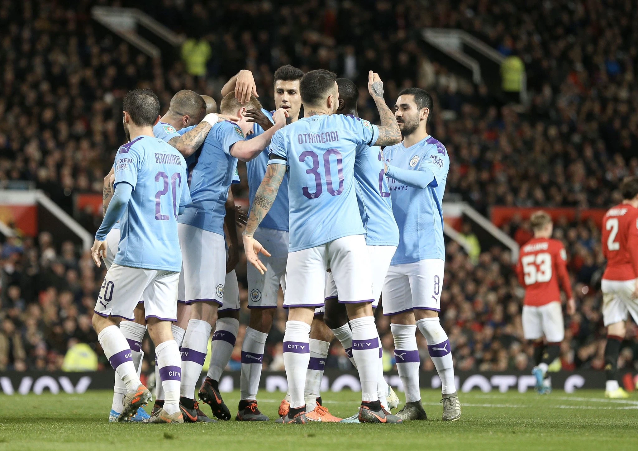Slavlje Cityja na Old Traffordu