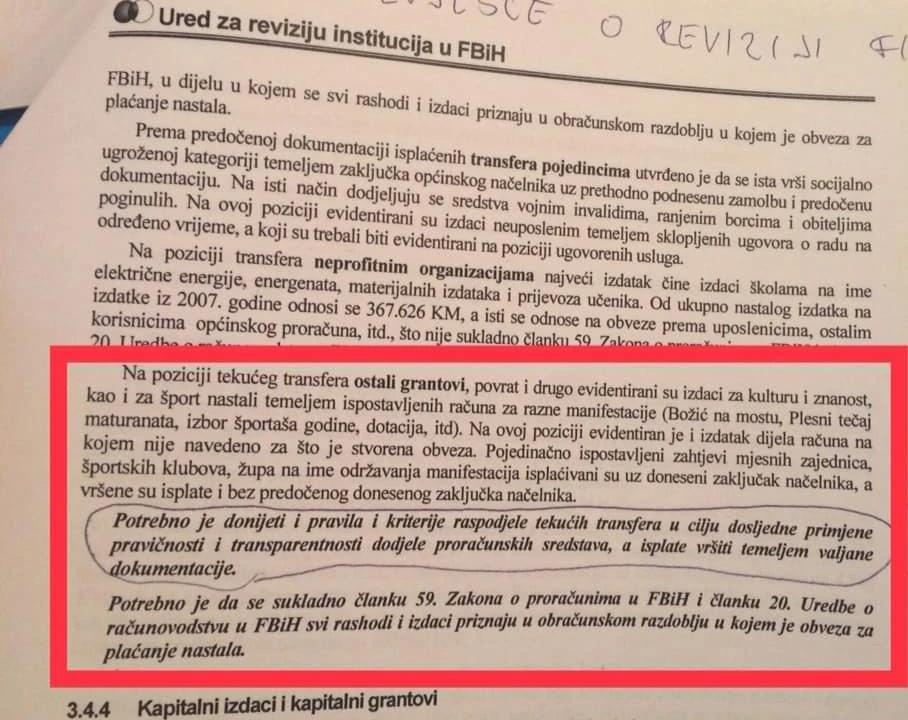 Federalni parlament kasni u obavljaju jedne od svojih značajnih funkcija