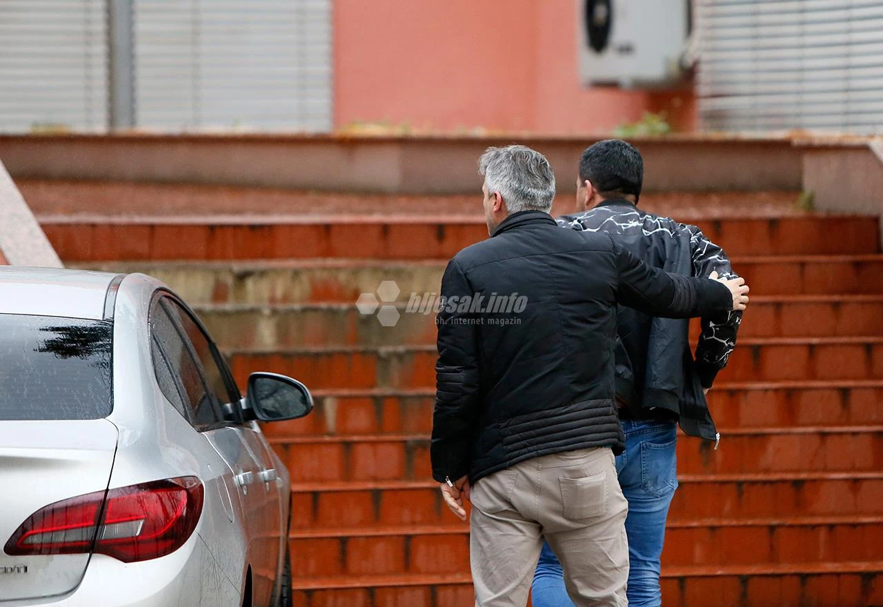 FOTO | Uhićeni s 40 kg droge privedeni u Tužiteljstvo HNŽ