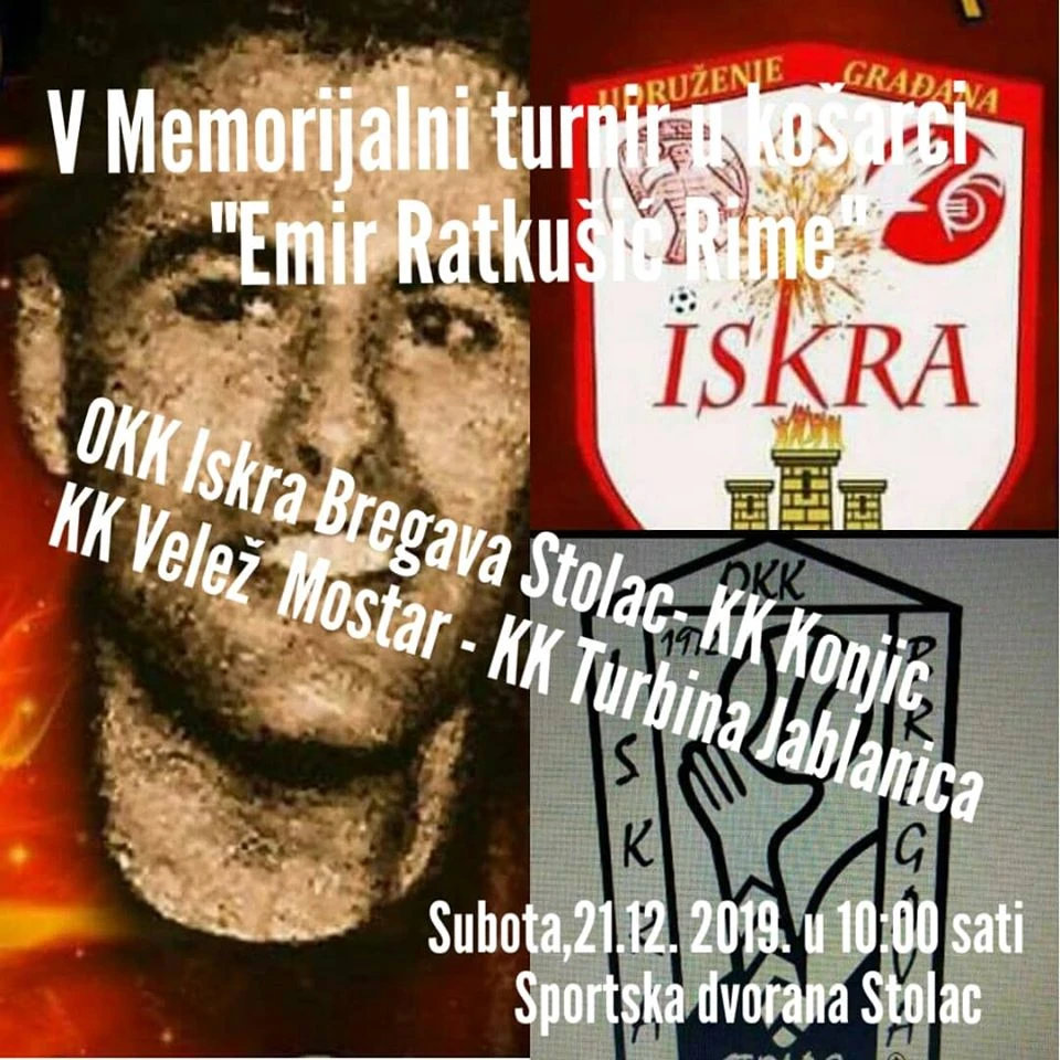 UG Iskra: Turnir u spomen na Emira Ratkušića-Rime i na mladost Stoca