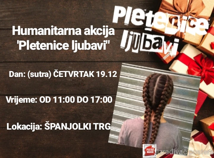 Sudjelujte i vi: Pletenice ljubavi u četvrtak na Španjolskom trgu