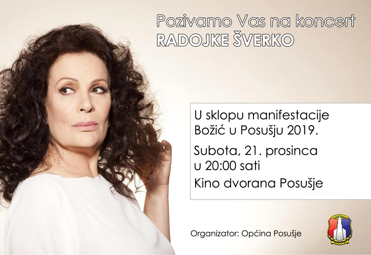 Koncert Radojke Šverko u sklopu manifestacije ''Božić u Posušju''