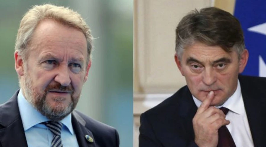 BiH: Ljevica napada Komšića, Izetbegović ga brani