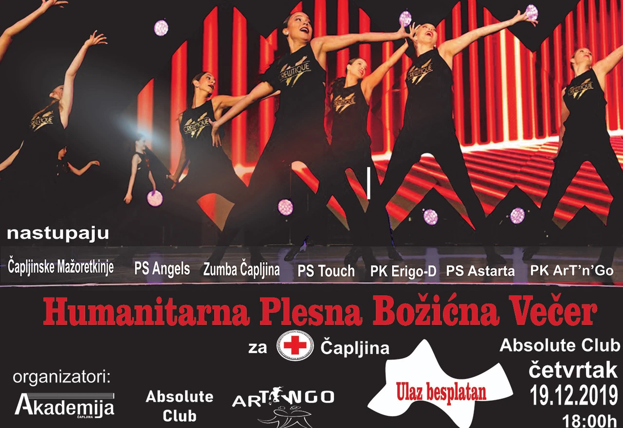 Humanitarna božićna plesna večer u Čapljini