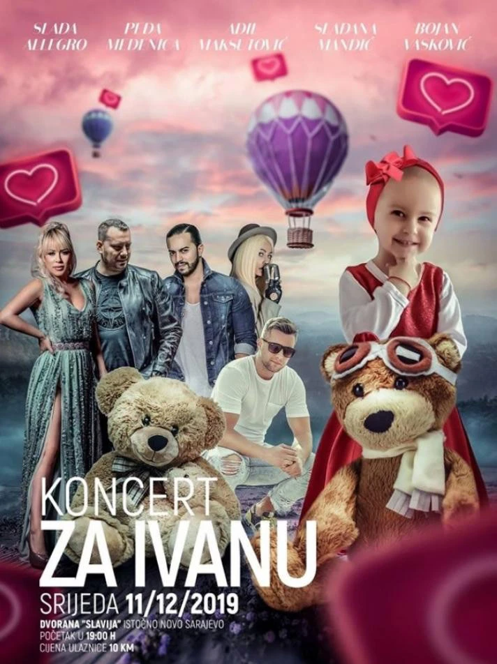 Djevojčica Ivana Bjelogrlić ujedinila pjevače iz BiH i Srbije