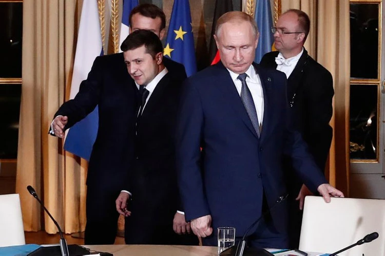 Pariz: Prvi put se sastali Putin i Zelenskiy