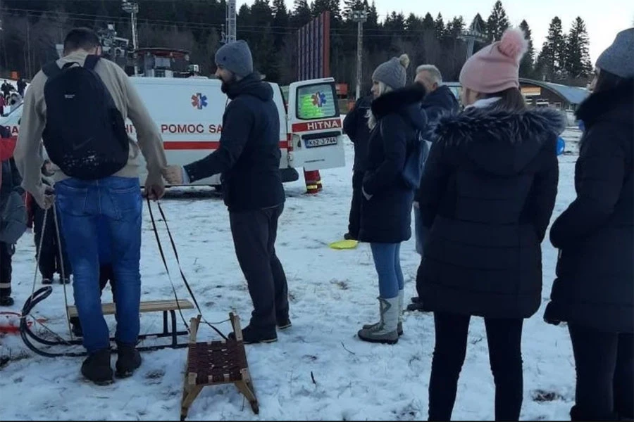 Djevojčica zadobila teške ozljede nakon pada sa saonica na Bjelašnici