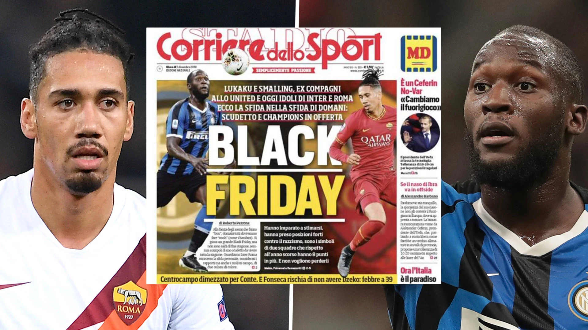 Corriere dello Sport objavio sramotnu rasističku naslovnicu