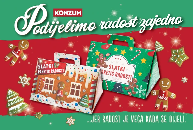U Konzumu počeo humanitarni projekt 'Podijelimo radost zajedno'