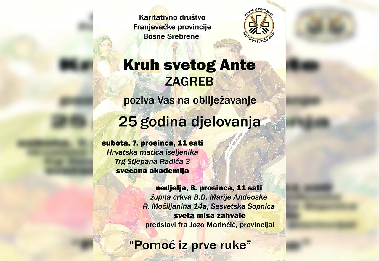 25 godina 'Kruha sv. Ante'