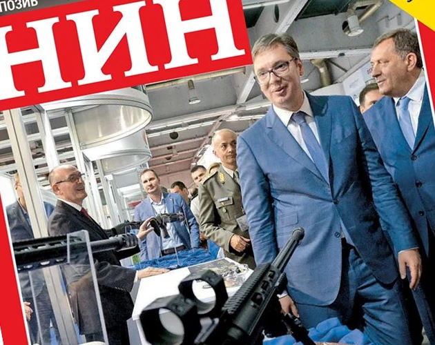 Prazna naslovnica novina u Srbiji
