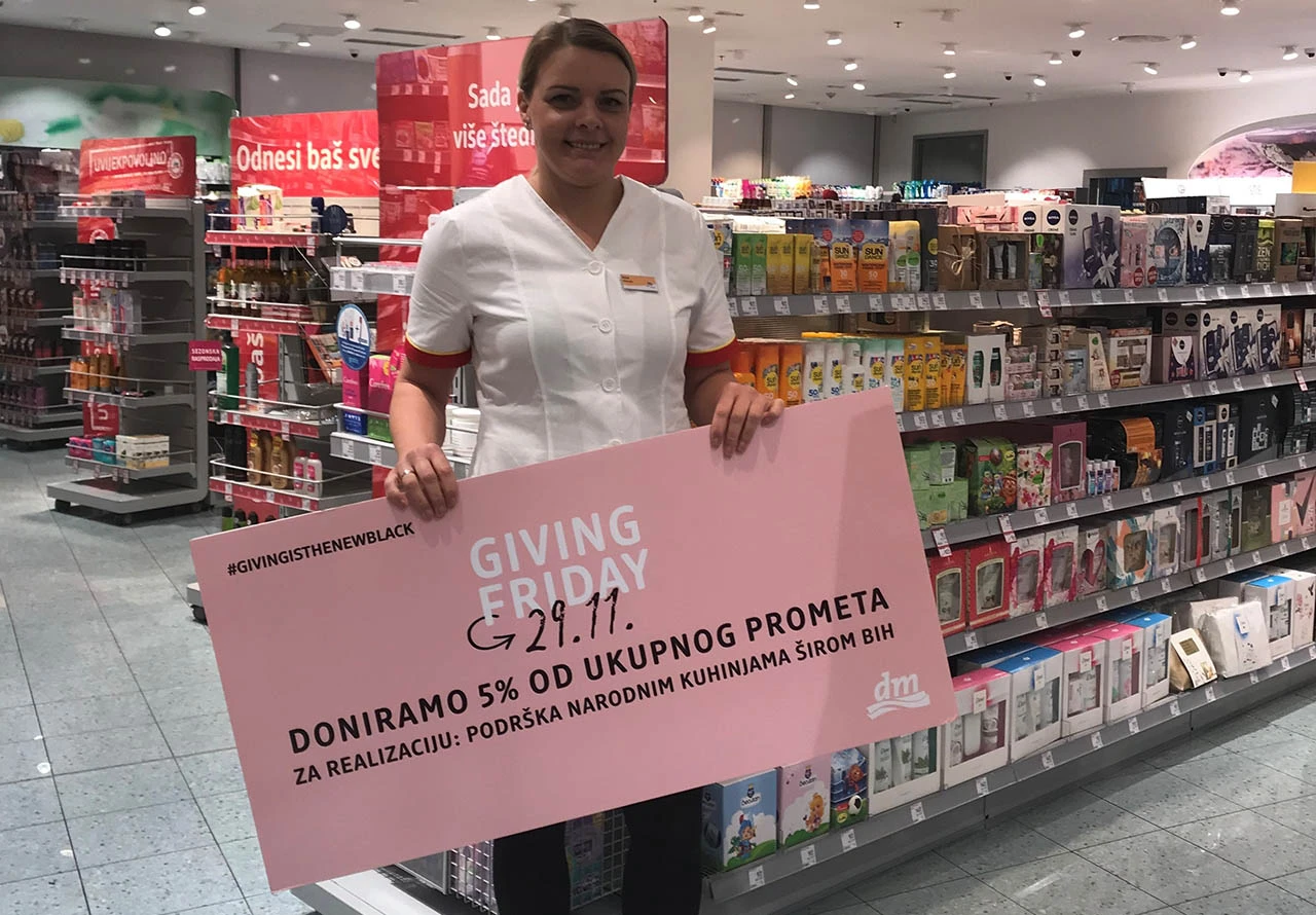 Giving Friday u dm-u: Pet posto zarade za pučke kuhinje u BiH