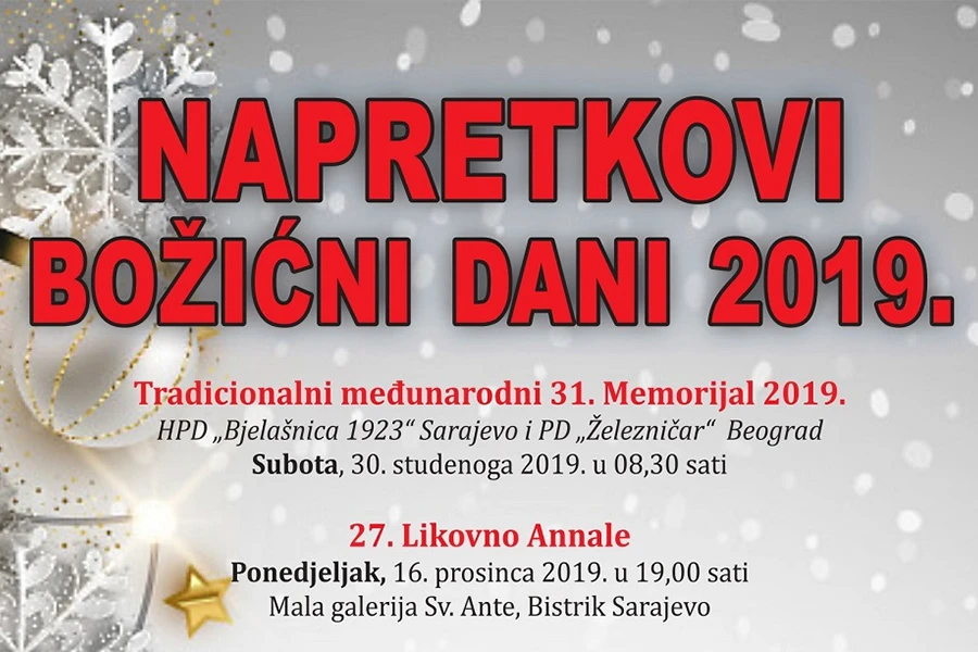 Napretkovi Božićni dani: Izložba, koncert i turniri