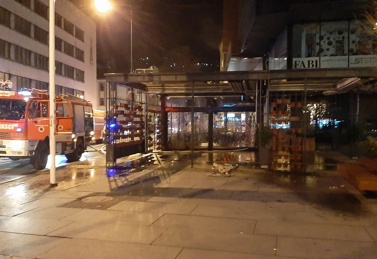 Požar u BBI centru u Sarajevu