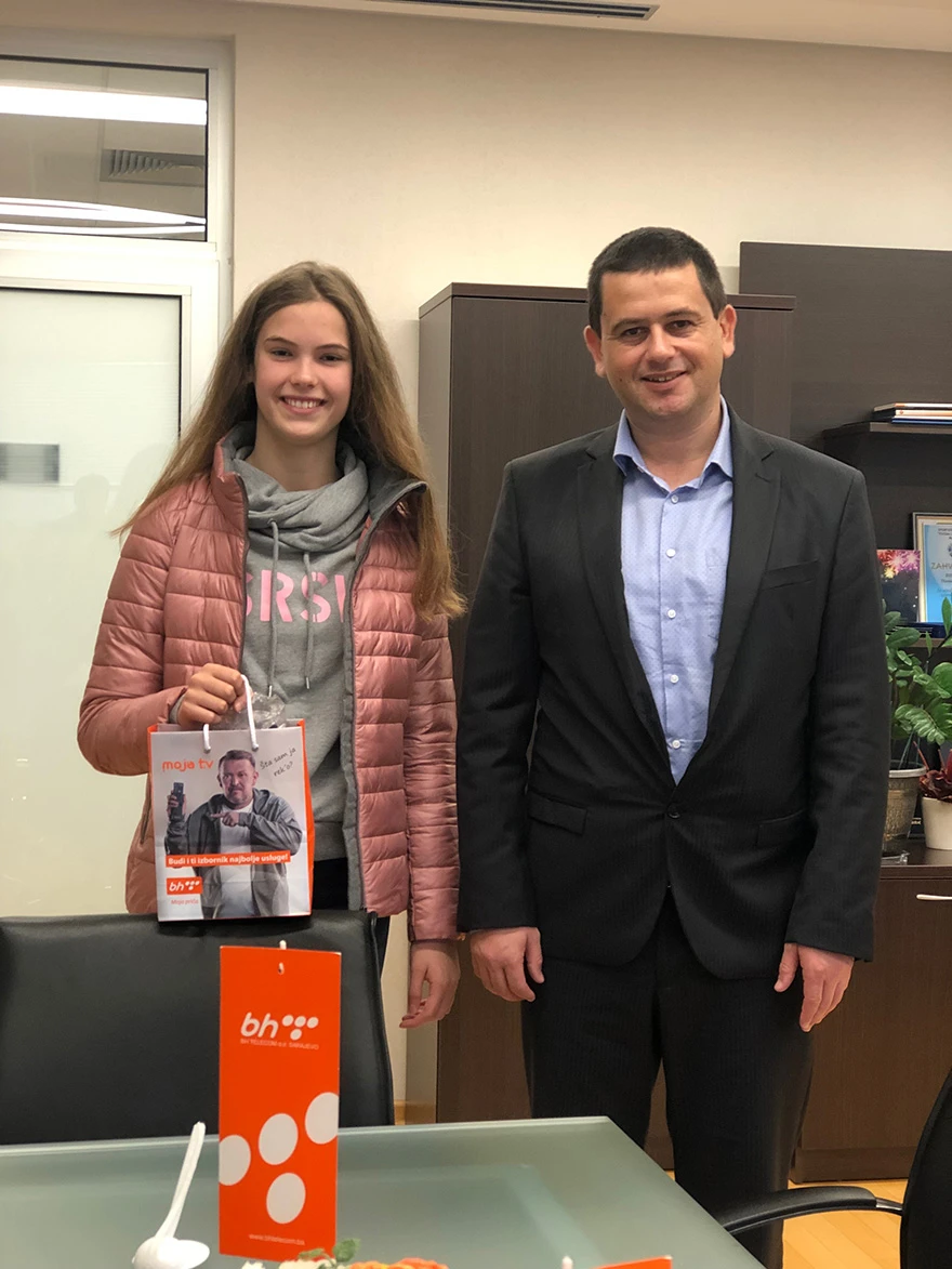 BH Telecom nagradio Lanu Pudar za dugogodišnji uspjeh