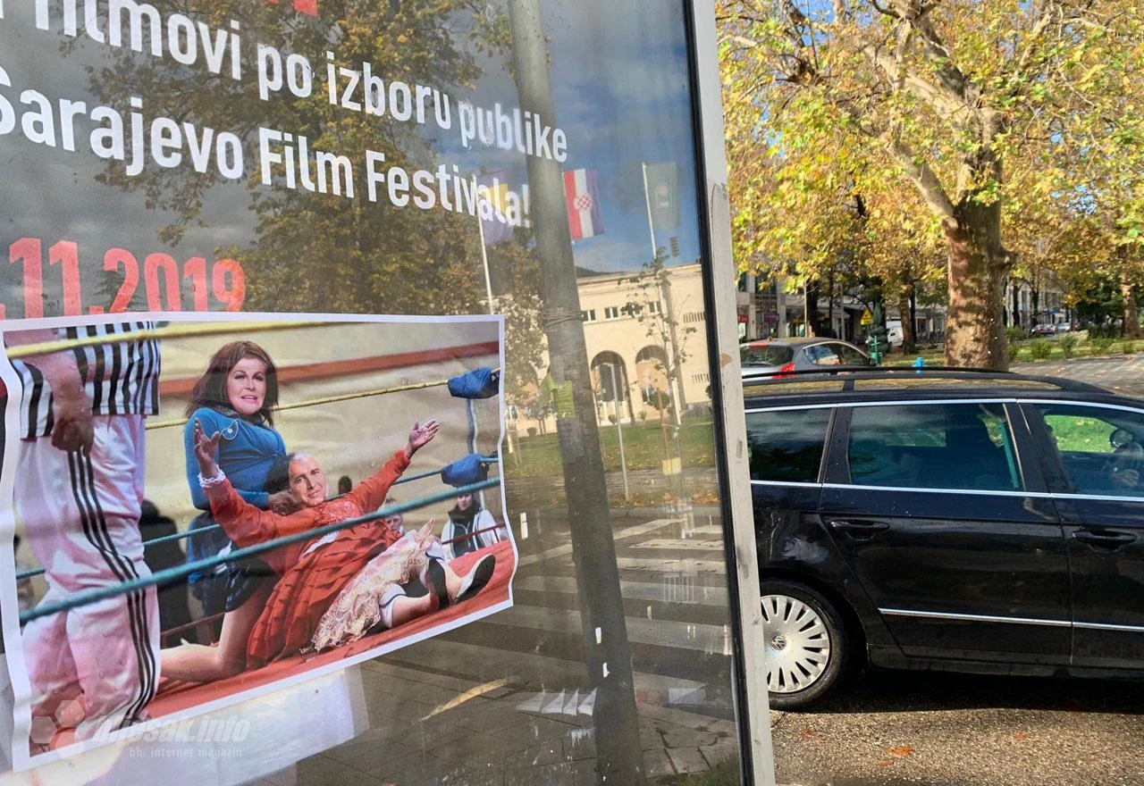 HAZ BiH reagirao na plakate s fotomontažom Grabar Kitarović