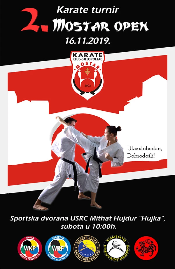 Mostar domaćin karate turnira sa pet stotina natjecatelja