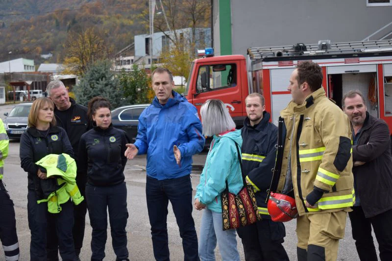 Danski studenti posjetili konjičke vatrogasce