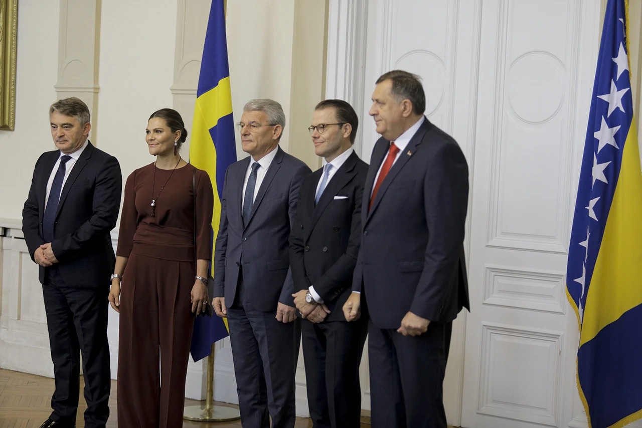 Članovi Predsjedništva BiH primili princezu Victoriju i princa Daniela