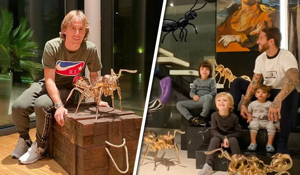 Modrić i Ramos kupili istu igračku: Brončani mrav od pet tisuća eura!