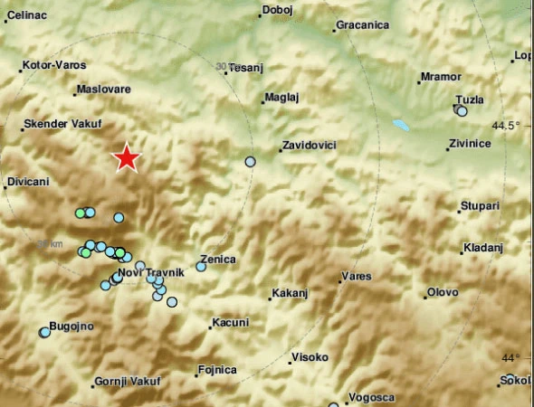 Srednja Bosna se opet zatresla