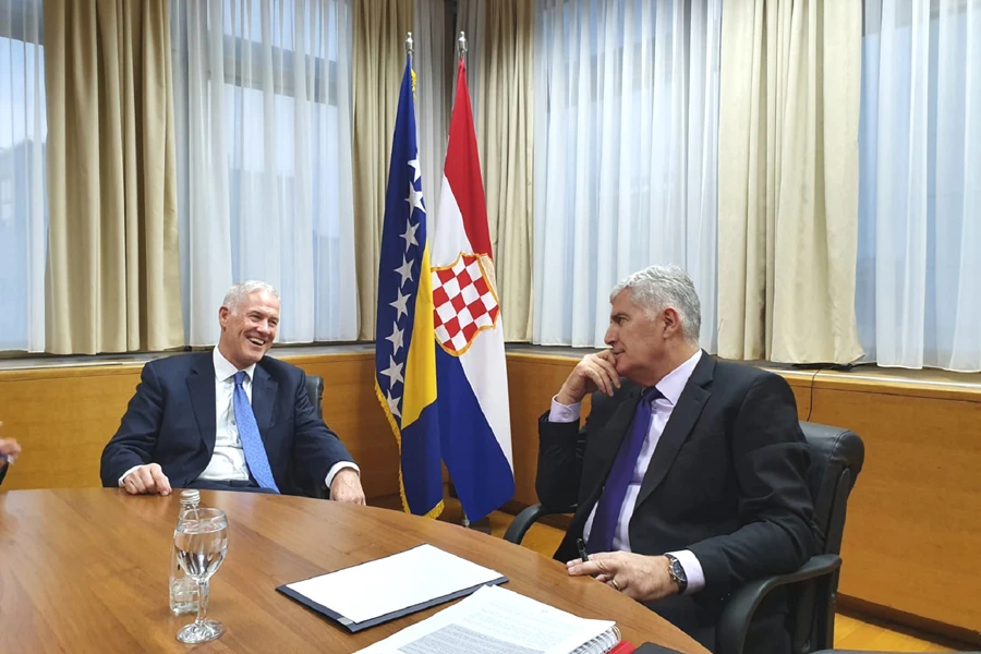 Čović i Scanlan: Cilj je stabilna, uspješna i perspektivna BiH