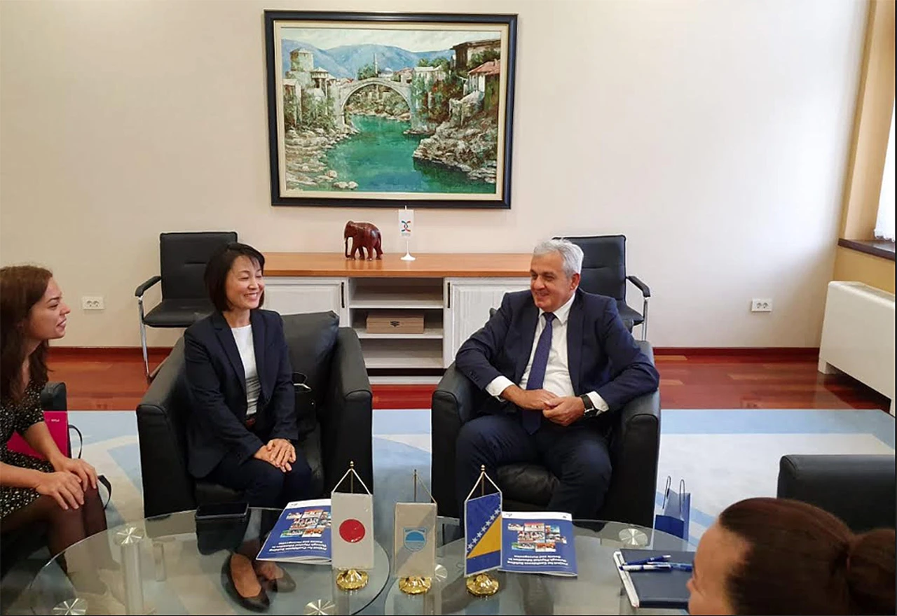 Mostar: Bešlić se upoznao sa sportskim aktivnostima JICA-e