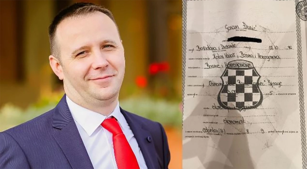 U 32. godini završio srednju školu i postao savjetnik načelnika