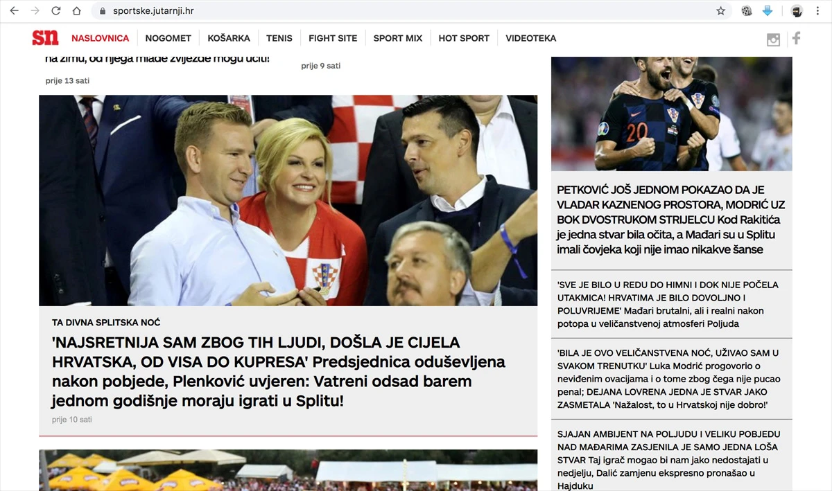 Grabar-Kitarović: Hrvatska do Kupresa