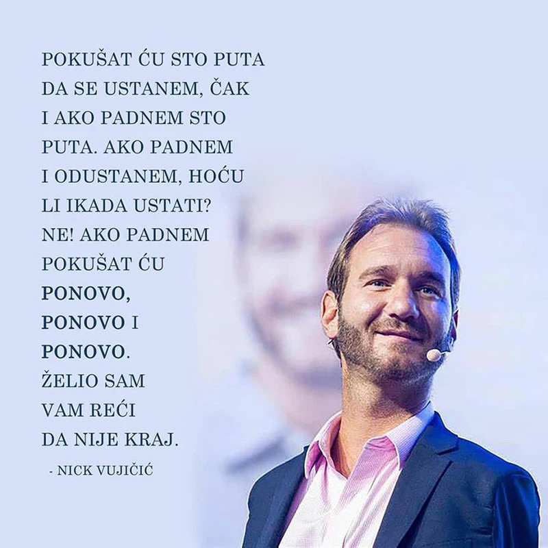 Motivacijski govornik Nick Vujičić stiže u Mostar: Nemoguće je moguće