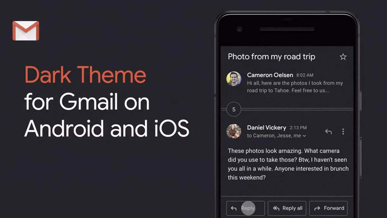 Google službeno počeo puštati Dark mode u Gmail aplikaciji