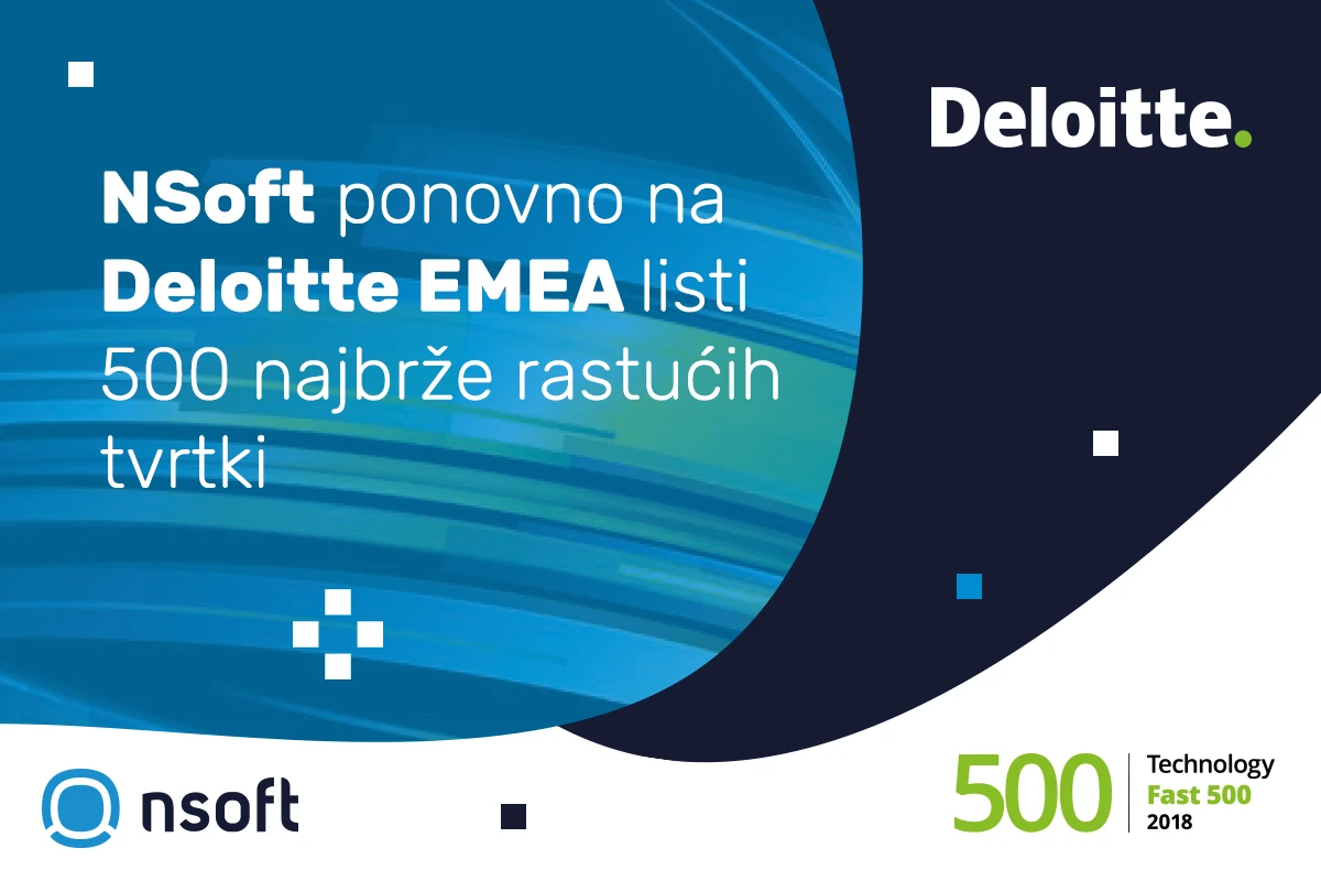 NSoft ponovno na Deloitte EMEA listi 500 najbrže rastućih tvrtki