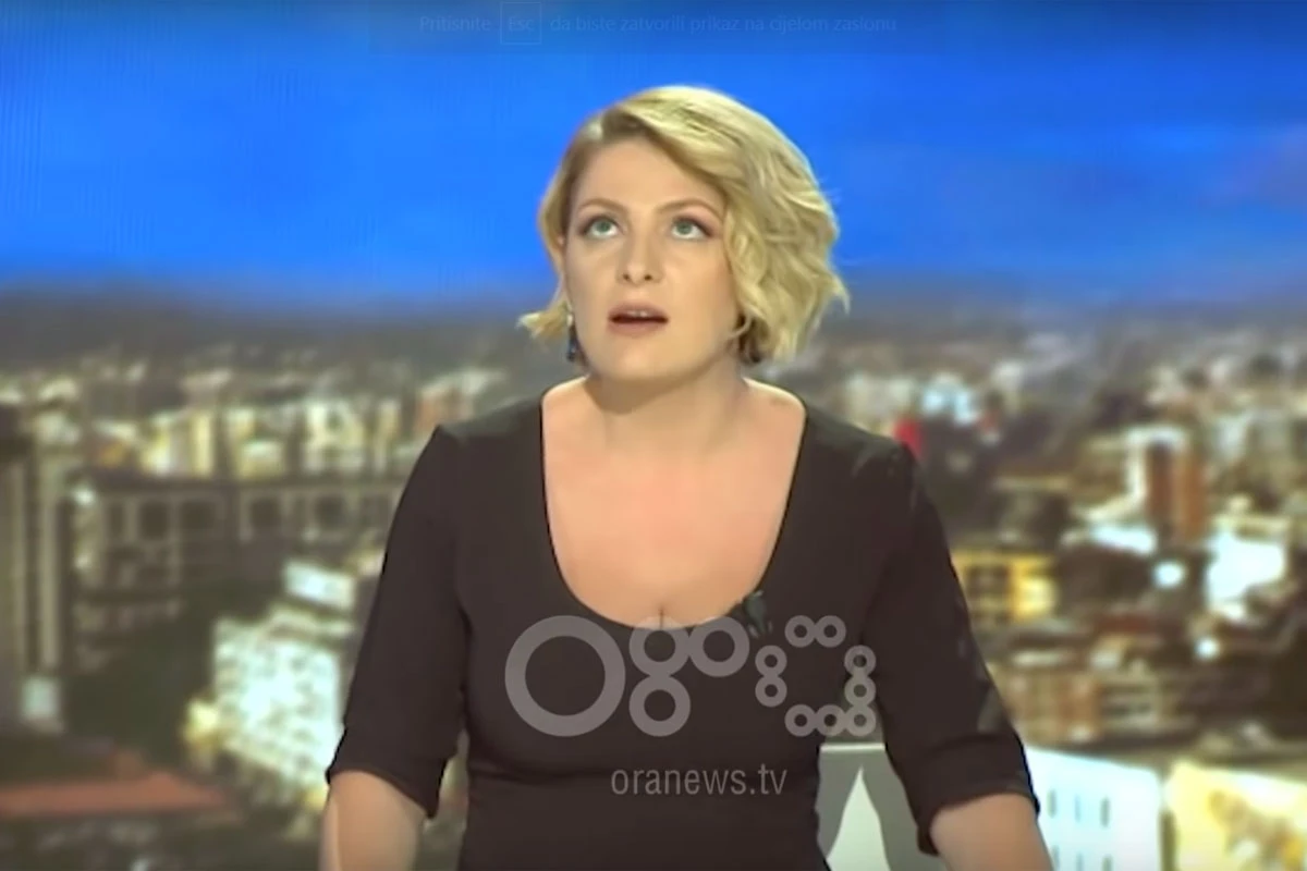 VIDEO | Voditeljica čitala vijesti kada se počelo sve tresti